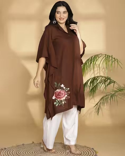 Women Floral Print Kaftan