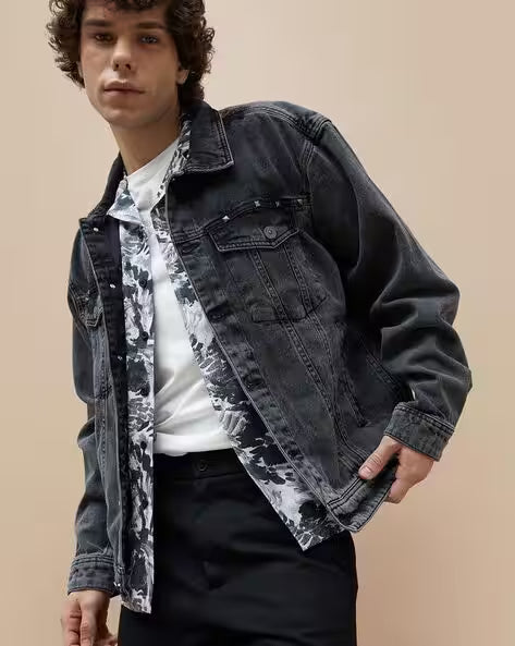 Men Regular Fit Jacket