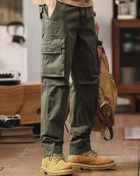 Men Relaxed Fit Cargo Pants