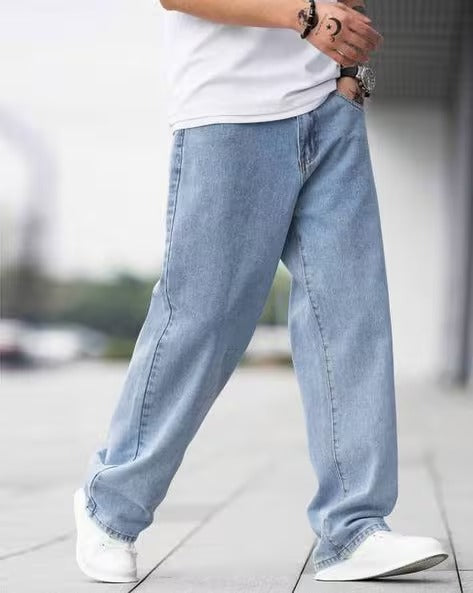 Men Mid-Rise Relaxed Jeans