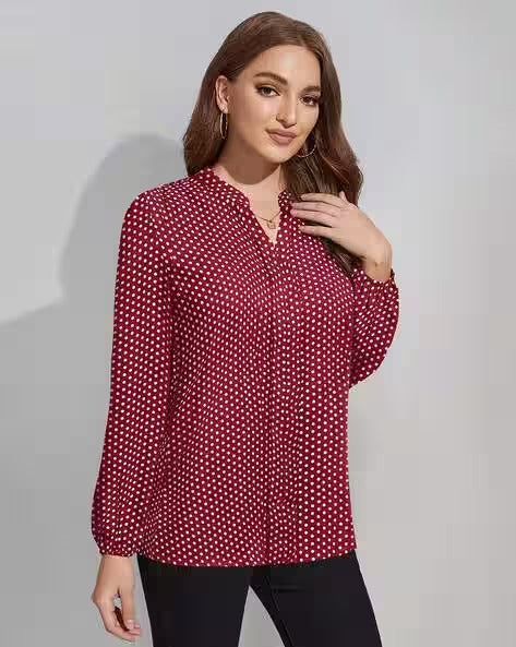 Women Printed Regular Fit Top