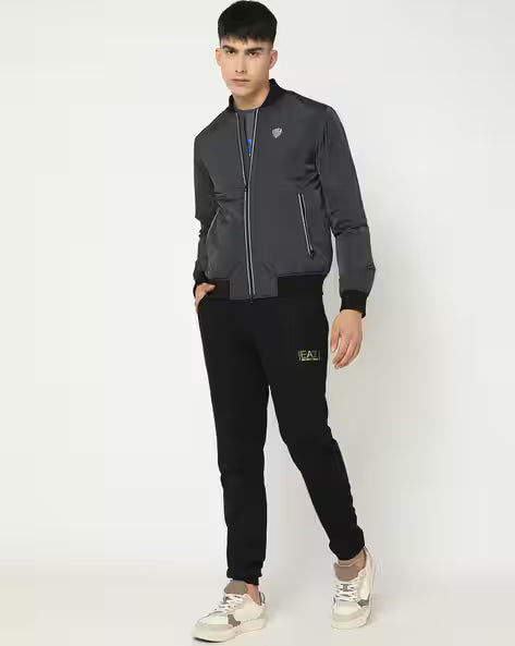 Premium Shield Polyester Regular Fit Bomber Jacket