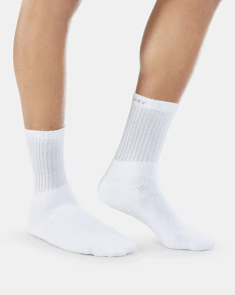 7030 Compact Cotton Terry Crew Length Socks with Stay Fresh Treatment