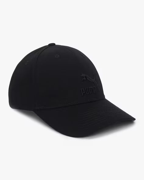 Men Baseball Cap with Embroidered Text