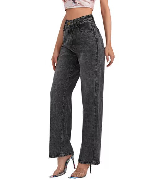 Lightly Washed Relaxed Jeans