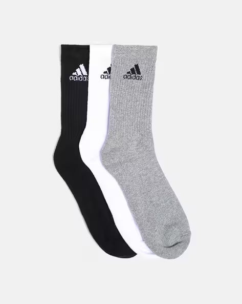 Pack of 3 Mid-Calf Length Socks