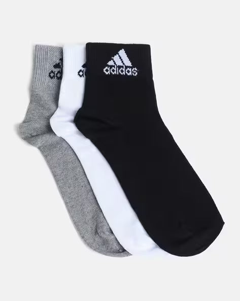 Pack of 3 Textured Ankle-Length Socks