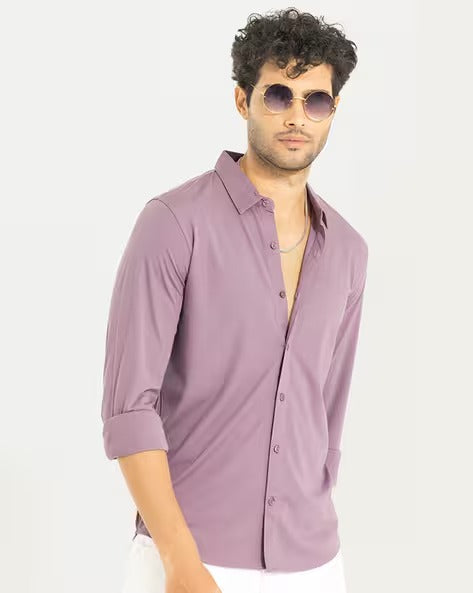 Slim-Fit Casual Shirt