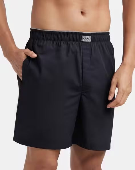 Men Regular Fit Shorts with Insert Pockets
