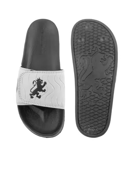 Men Slip-On Slides with Velcro Fastening