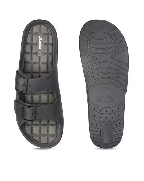 Open-Toe Slip-On Flat Sandals