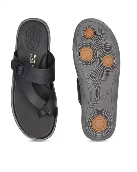 Men Toe-Ring Slip-On Sandals