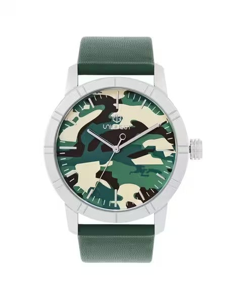 Green Dial Analogue Fashion Watch For Men