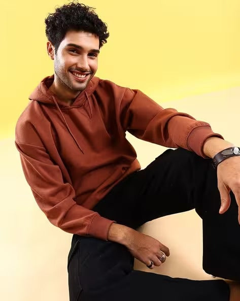 Men Regular Fit Hoodie
