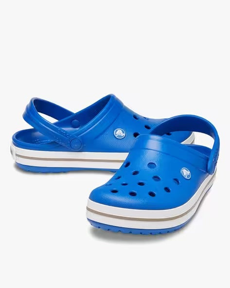 Men Perforated Slingback Clogs