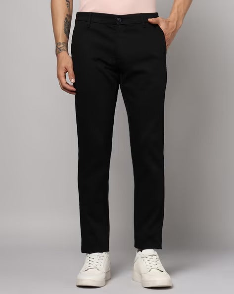 Men Dobby Austin-Super Slim Fit Chinos