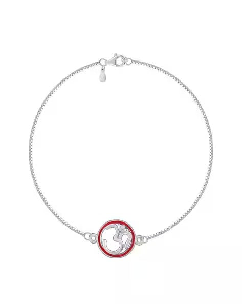 Men Sterling Silver Om Rakhi | 925 | 3.1 gm