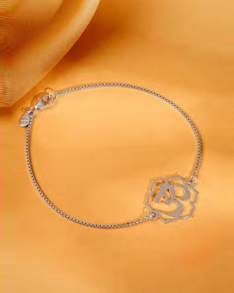 Men Sterling Silver Om Rakhi | 925 | 4.88 gm