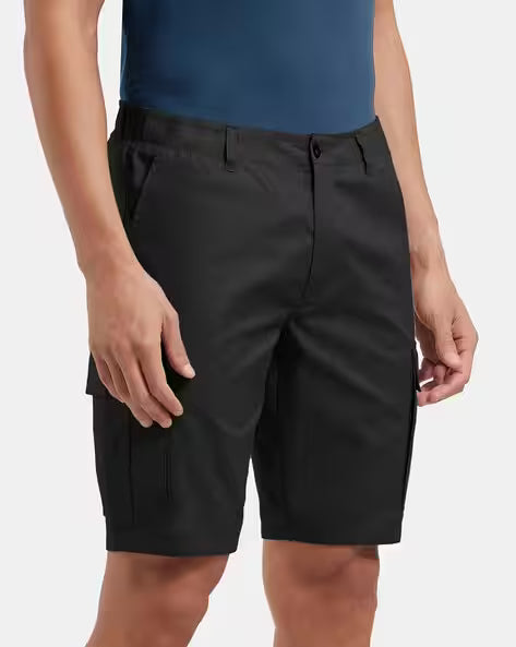 Men Regular Fit Cargo Shorts