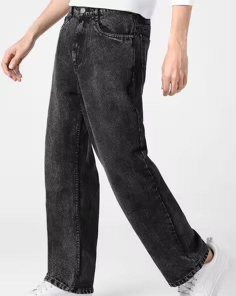 Men Towel Wash Relaxed Fit Jeans