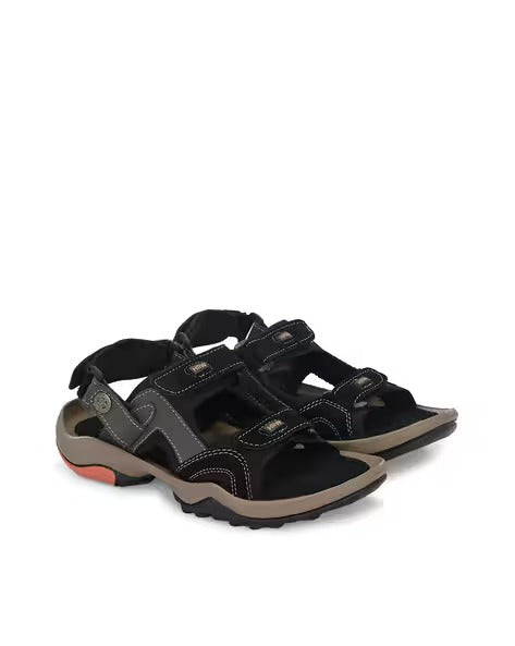 Men Double-Strap Sandals with Velcro Closure