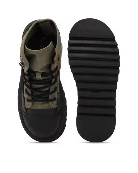 Women Lace-Up Ankle-Length Boots