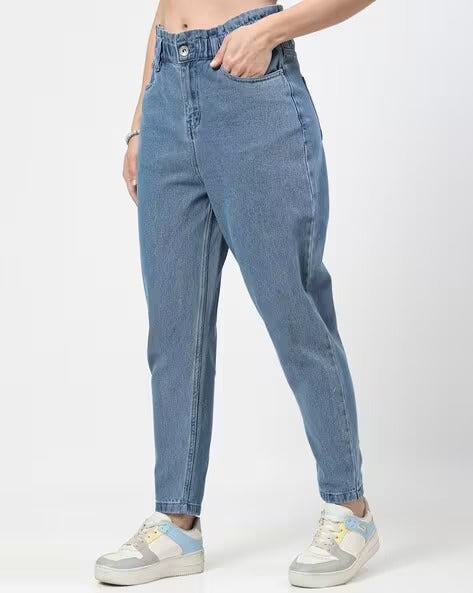 Women Mom Fit Jeans