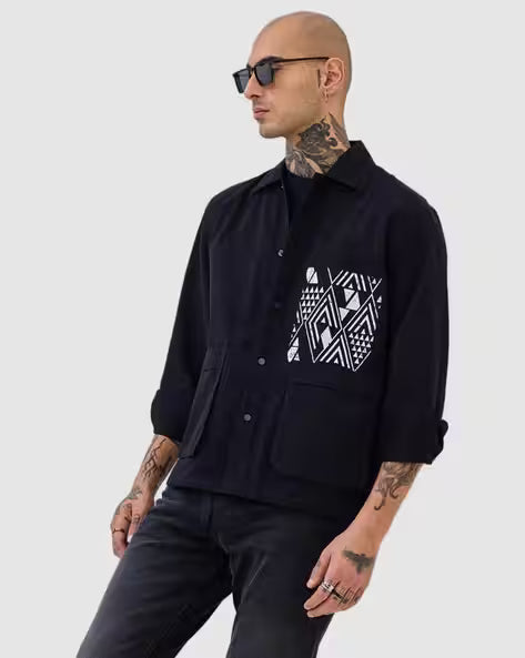Men Regular Fit Jacket
