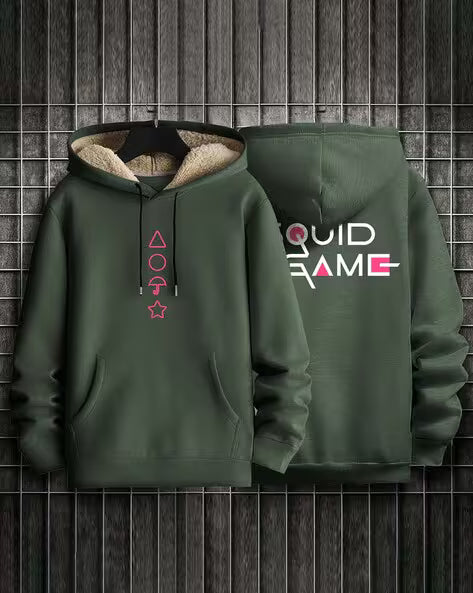 Men Typographic Hoodie