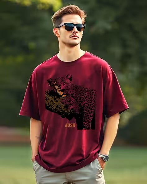 Men Graphic Loose Fit T-Shirt