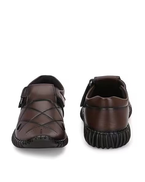 Men Round-Toe Slip-On Sandals