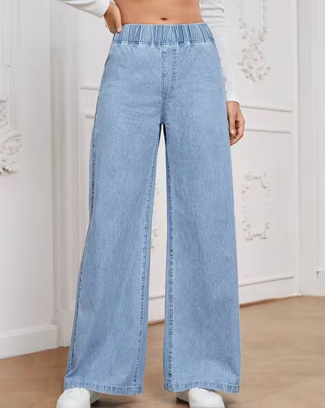 Women Washed Boyfriend Jeans
