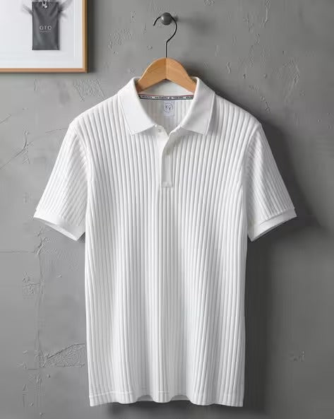 Men Regular Fit Polo T-shirt