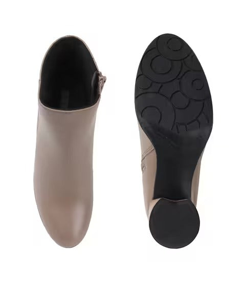Women Ankle-Length Boots with Synthetic Upper
