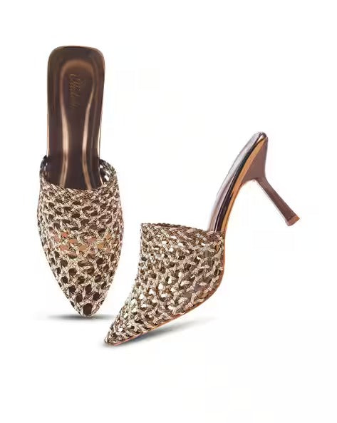 Women Kitten Heeled Sandals