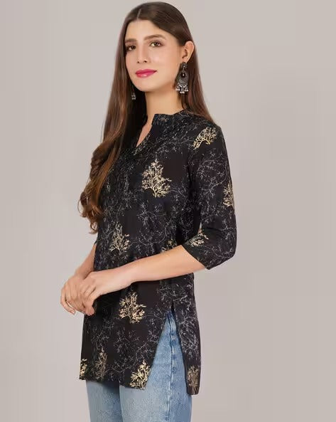 Women Printed Rayon Kurti